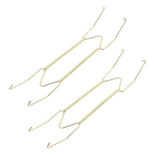 Cabilock Metal Plate Hangers for Wall 2pcs Decorative Plate Holders Display Stand for Displaying