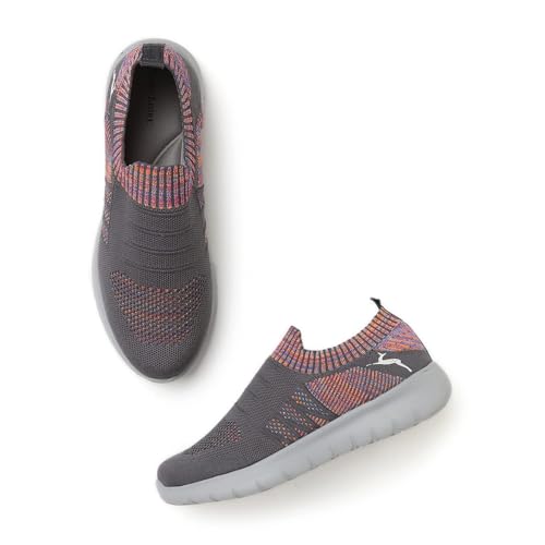 Image of Marc Loire Women's Lightweight Athleisure Knitted Active Wear Slip-On Sneaker Shoes for Sports, Athletics and Walking