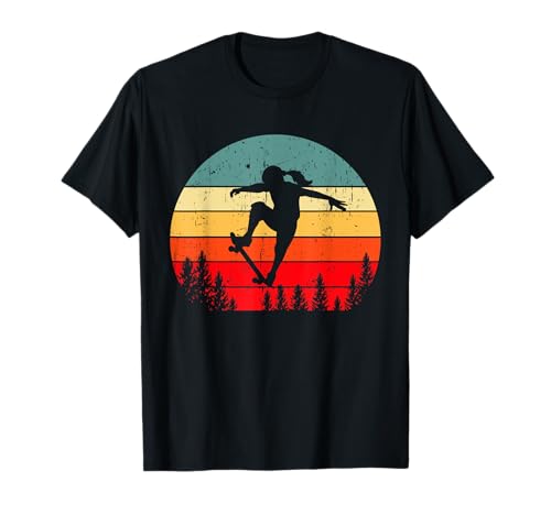 Skater Girl Skateboard Stunt Mädchen Geschenk T-Shirt