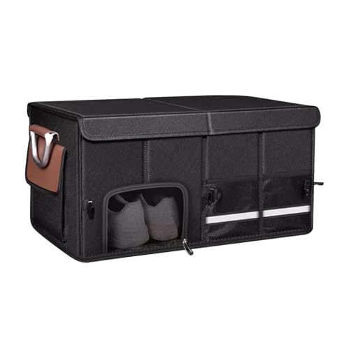 🚙【Design Pieghevole】L'organizzatore per auto può essere completamente piegato o piegato a metà, adattandosi in modo flessibile alle tue esigenze. Grazie al design pieghevole, puoi trasformarlo in una borsa da trasporto piatta, che può essere riposta in un angolo poco visibile dell'auto. Puoi anche utilizzare la borsa per il bagagliaio come organizer per il sedile posteriore o per il sedile del passeggero, in modo da poterla utilizzare sia nel bagagliaio che sul sedile del passeggero