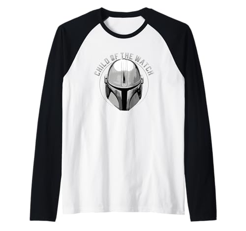 T-shirt Star Wars Mandalorian enfant haut baseball raglan coton