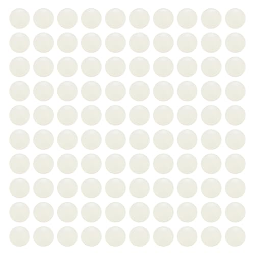 uxcell 100Pcs Nylon Bearing Balls 1/2" 12.7mm Polishing Solid Ball, G2 Precision, White