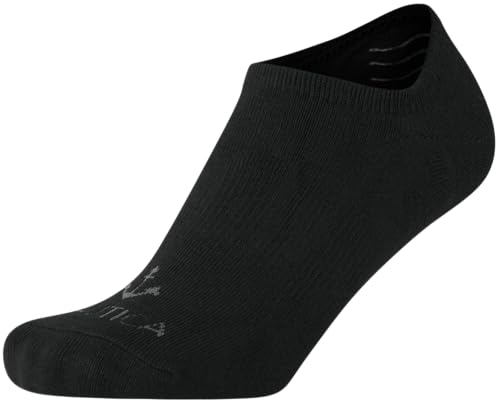 Image of Nautica Womens No Show Socks - 6 Pack Soft Stretch Performance Athletic No Show Liner Socks for Women with Non Slip Grip