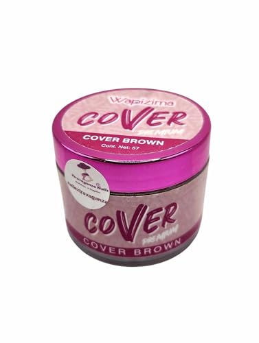 wapizima nails premium cover Brown acrylic 2oz jar miniatura 1