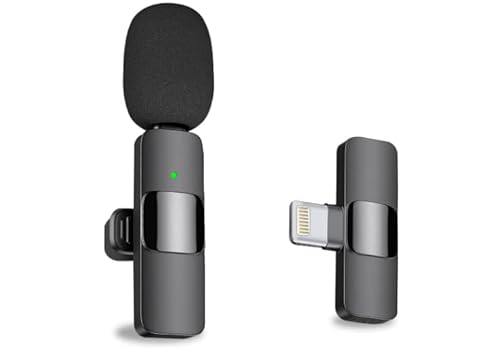 Milenbur - Professional Wireless Lavalier New Version 2022 Lapel Microphone For Iphone, Ipad, Omnidirectional Condenser Recording Microphone For Interview, Videodift, Vlog Youtube Mini Microphone #TOP1