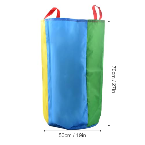 heavenlife 4 Stück Kartoffelsack Renntaschen, Spring Renntaschen für Kinder Erwachsene, Bunte Sprungsäcke für Geburtstagsparty-Hinterhof-Picknick (M)