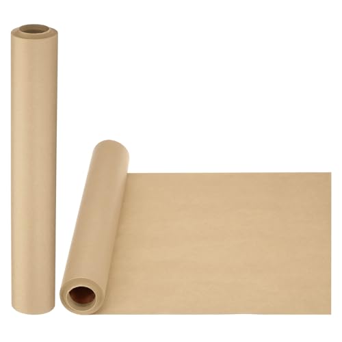 Papier pour emballage d'affiches PATIKIL rouleau kraft marron 38cm x 10M 80 GSM