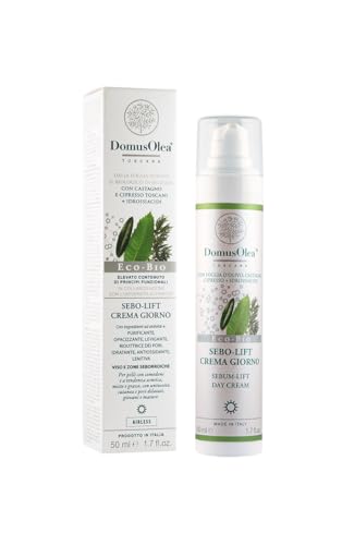 SEBO-LIFT CREMA GIORNO – Pelle mista/grassa - Idrata, Opacizza - Effetto Mat a Lunga Durata – Contrasta Brufoli, Punti Neri e Pori Dilatati –– 50ml – ECO-BIO - Domus Olea Toscana