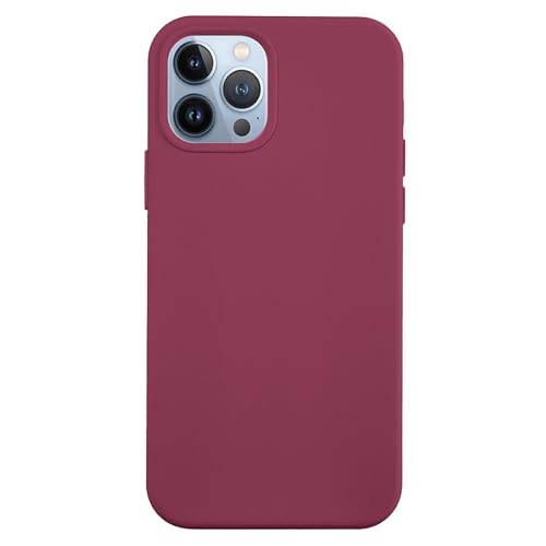 Image of ArmourPro Silicone Back Case for iPhone 15 Pro Max Soft-Touch Case | Maroon