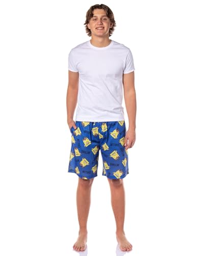 Spongebob Squarepants Pajamas Men's Chillin Lounge PJ Sleep Shorts2