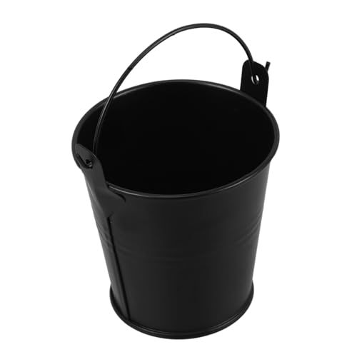 BESPORTBLE High Temp Resistant BBQ Drip Barrel Compact Metal Bucket Space-Saving Grill Accessory