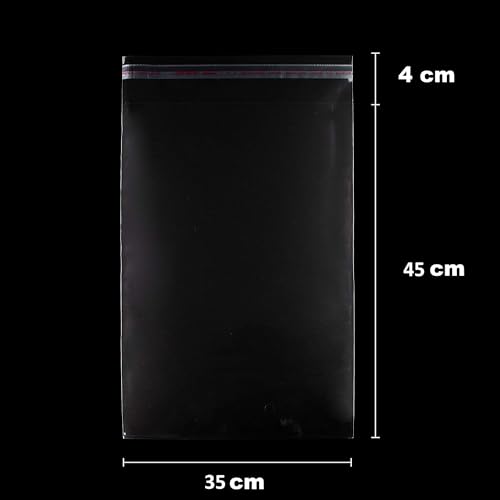 Sachets plastique transparents adhésifs pour bijoux et bonbons 100pcs