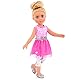 Glitter Girls Puppenkleidung 36 cm Puppen Glitzer Outfit – Kleid, Leggings und Schuhe – Zubehör für Puppen, Spielzeug ab 3 Jahren