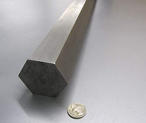 1018 Carbon Steel Hex Rod 2.00" Hex x 1 Foot Length
