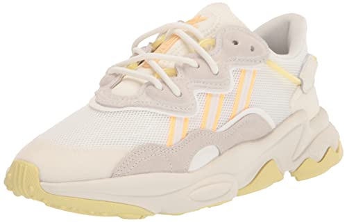 adidas Ozweego - Zapatos planos de ballet para mujer, zapatos náuticos, Blanco roto/Calvi/Naranja ácido, 36 EU