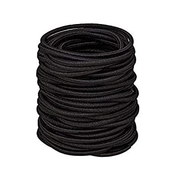 NANDANA COLLECTIONS Womens Ponytail Holder Hair Elastic Rubber Bands (Black) (Pack of 24) (B0B3Y1ZVB1) Amazon Price History, Amazon Price Tracker