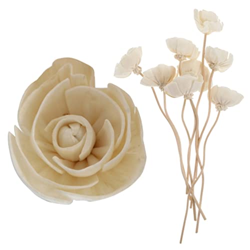 Baluue Rattan Fragrance Sticks 9 Pack Aromatherapy Diffuser Essential Oil Diffusers Home Decor Natural Wood Elegant Decorative Sticks