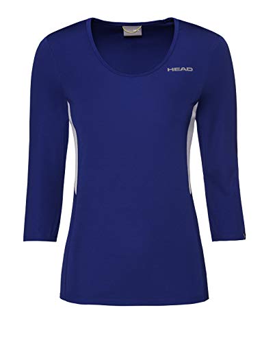 T-Shirt HEAD Club Tech 3/4 Femme haut léger anti-froid pour le tennis