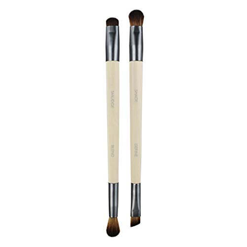 EcoTools Duo Eyeshadow Makeup Brush Set, Define Blend