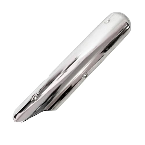Image of EAZ Silencer Plate Cover for Royal Enfield Classic Standard Electra (Chrome, BS6)