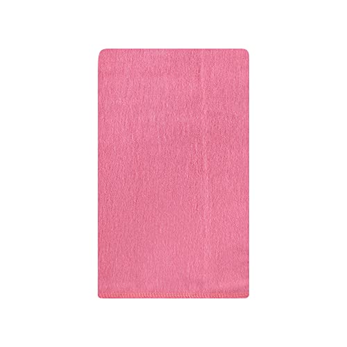 Image of Hudson Baby Unisex Baby Cotton Flannel Burp Cloths, Blush Rose, One Size