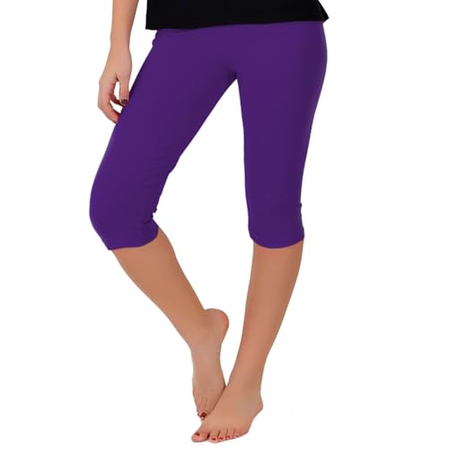 Image of STRETCH IS COMFORT Women's Ultra Buttery Smooth Cotton Leggings, Knee Length Leggings or Shorts | Small to 5X