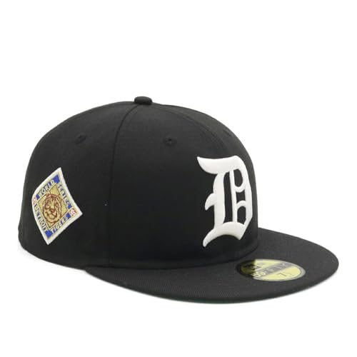 �j���[�G�� �j���[�G���L���b�v 59FIFTY MLB �T�C�h�p�b�` DET�u���b�N 7 1/4 5950SB MLB WORLD SERIES DETTIGCO BLK