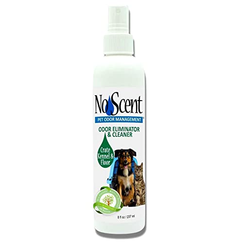 Image of No Scent Crate Kennel & Floor Probiotic Cleaner Spray for Dog Cat Pet Odor Stains (8 Fl Oz / 237 mL)