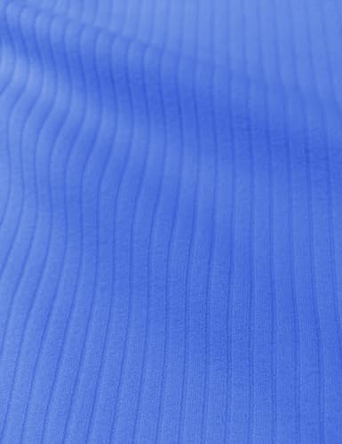 Image of HeyNuts Zeal Bras Longline Ribbed Medium Support Sports Bras, Crisscross Back Tank Tops with Removable Pads A-D Cups