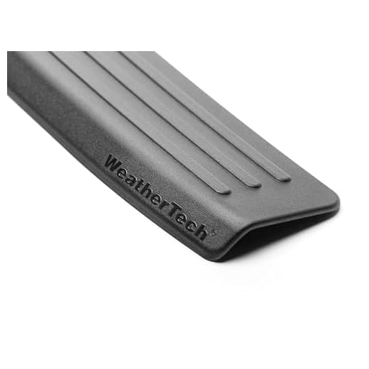 WeatherTech Custom BumperTopper for Honda Pilot - Rear Bumper Protector (BP0025) Black