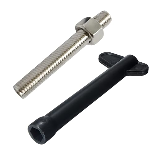 Wasserhahn Dichtung Wasserhahn Ersatzteile Waschbecken Küche Wasch- und Spülbeckenarmaturen Schraubsystem, Hufeisenbefestigungsplatte, Mutter, Gummischeibe (Edelstahl Einloch)