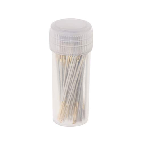 JERKKY  Agujas de Punto de Cruz, 100 Piezas de Bordado de Cola Agujas de Punto de Cruz Herramientas de artesanía Tamaño 26 para 14CT Cover