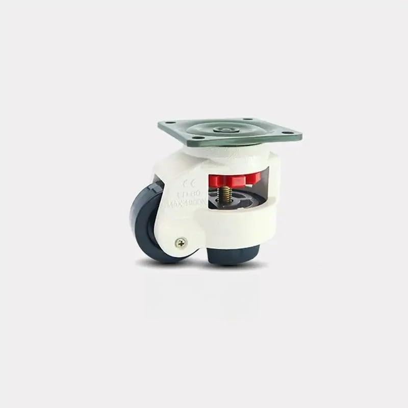 Ferramenta for mobili, Flechae 1 Ruota for PC GD-80F/GD-80S Profilo in Alluminio for Piede di Supporto for Attrezzatura con rotelle Regolabili universali(GD-80F)