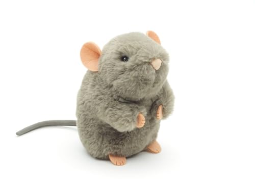 Teddys Rothenburg Kuscheltier Maus grau sitzend 15 cm Plüschmaus Plüschtier
