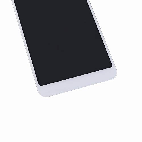 Image of LCD Screen Display with Digitizer Touch Panel Without Bezel Frame Compatible with Asus Zenfone Max Plus (M1) ZB570TL(White)