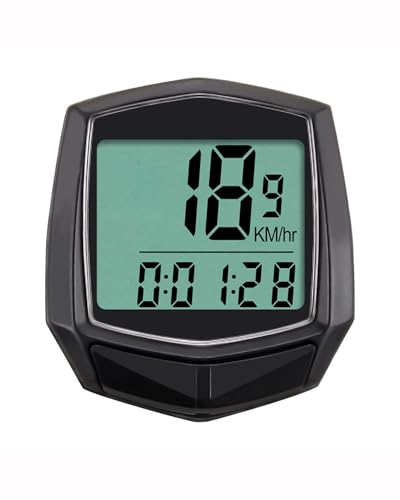 Ciclocomputador Velocímetro con Cable para Bicicleta SUNDING 581G con odómetro (Pantalla en inglés) - Compatible con ciclocomputadores SUNDING Ciclocomputador Resistente Agua