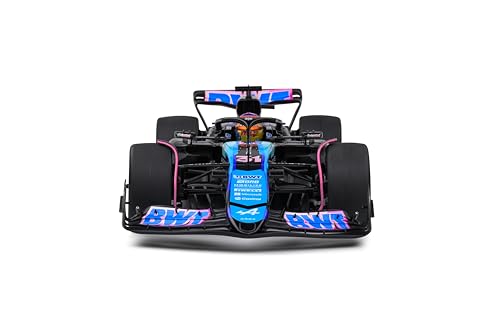 Modelo a escala 1:18 Alpine F1 Team A524 azul Solido miniatura 2