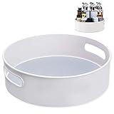 ❤Almacenamiento de especias : Este estante de especias es adecuado para almacenar especias, bocadillos, productos enlatados y accesorios para hornear listos a mano. El borde elevado sostiene los tarros de cristal de forma segura en su lugar.