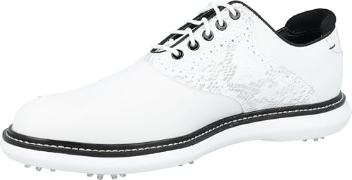 Footjoy 04FJM1221 WHWH 11H M Men'S Saddle Traditions Limited Edition Golf Shoes White/White Medium 11.5 thumb #3