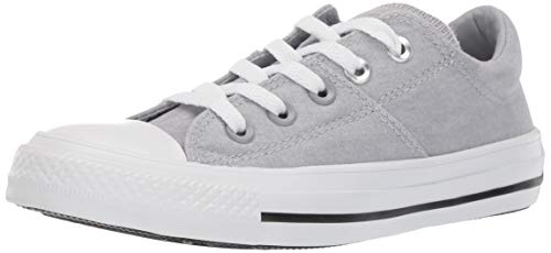 Converse Women's Chuck Taylor All Star Madison Low Top Sneaker, Wolf Grey/White/White, 7 M US