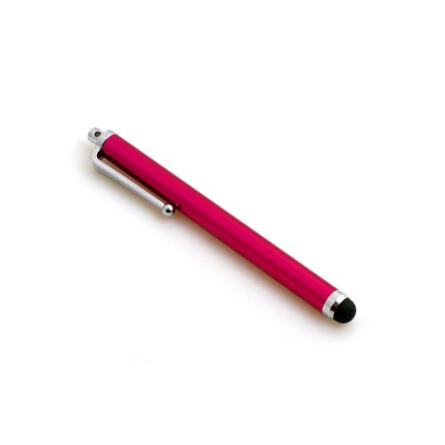 System-S Stylet capacitif pour écran tactile de smartphone, tablette, PC, PDA, Rose