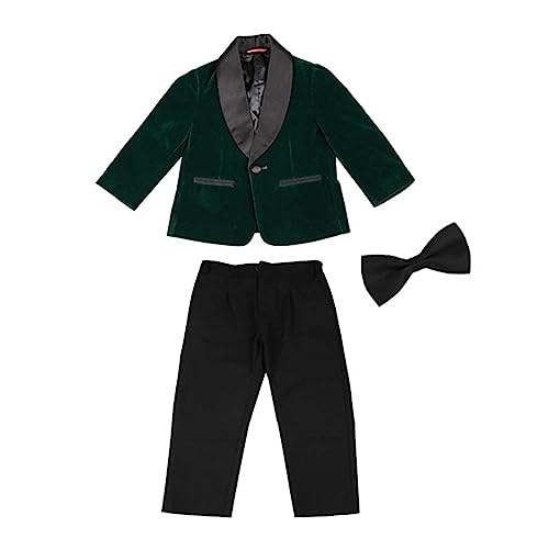 Ensemble de 3 vêtements garçon avec nœud papillon et manches longues