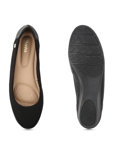 Image of Bata Women's Wedge Heel Ballerina