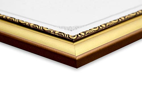Image of Table stand Photo Frame set of 2 A5 6x8 inch flexiable Glass (acrylic) & synthetic wood customized for Home, Living Room, Study Room & Office Decor wall hanging / tabletop best for gift purposebox pattern brown color