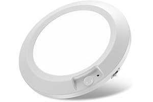 Motion Sensor Light Indoor, Battery Powered Closet Light, 6.2" 6000K Motion Detector Night Light