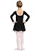 Arshiner Girls Kids Classic Long Sleeve Leotard Dance Ballet Tutu Dress,Black,130(Age for 5-6Y)