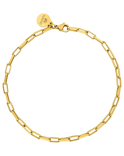 Purelei® Waina Armband (Gold) – Elegantes, verspieltes Damen Armband – Edelstahl 18K vergoldet – Verstellbare Länge 16-19 cm – Hawaiianisch inspiriert