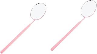 مرآة حقن رموش من فوميز، لوازم رموش، ملحقات رموش، مرآة وصلات رموش مصنوعة من الفولاذ المقاوم للصدأ، لوازم لوصلات الرموش، 2 قطعة