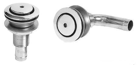 OSCULATI Sfiato Inox Testa 45 mm Dritto