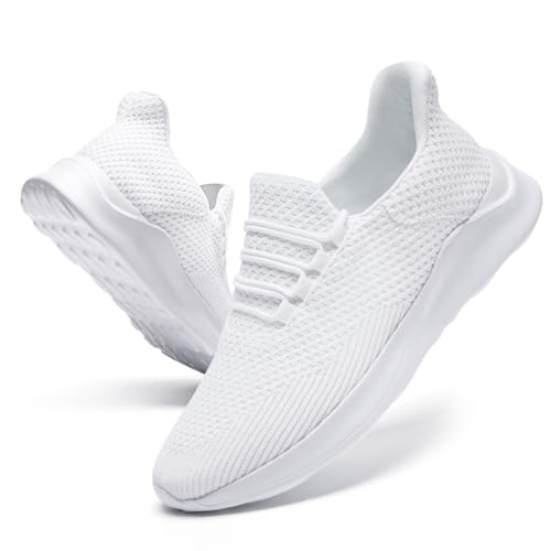 Mens Running Shoes Slip On Sneakers Walking Tennis Shoes Gym Athletic Sports Fashion Casual Breathable